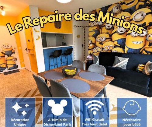 Le Repaire - 10min Disney - Familial - Centre Ville