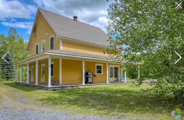 Le Tournesol Cottage to rent near ski Mount Sutton