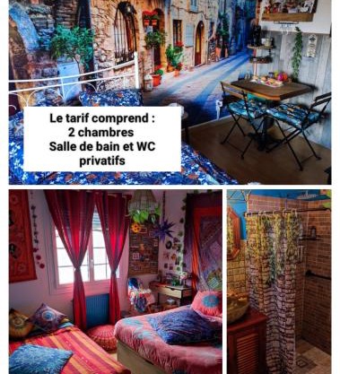 Les chambres de la casa d'Elena