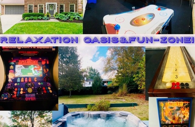 LexFunZone! Fam/Friendly Oasis! Great Park/Neighborhd! Hottub! GameRm! Sleep 8!