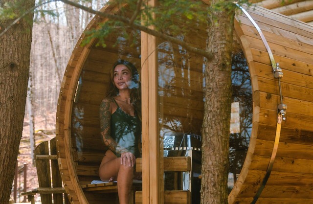 Little Timber Lodge - 3BD Modern Wellness Retreat. Sauna, Cold Plunge, 2 Acres