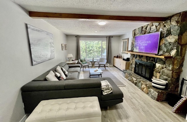 Located directly across from the BEACH, Fire Pit, Fully Fenced Private Yard