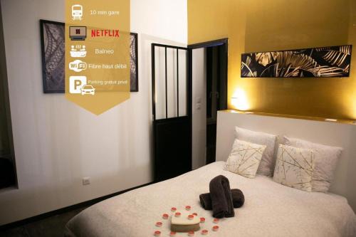 Loft de Courcaille - Balneo - Free Parking - WIFI