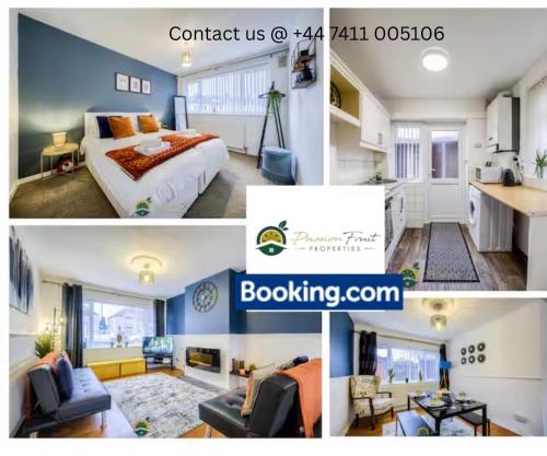 Low Rate 3 Bedroom House Very Close To Coventry Building Society Arena aka Ricoh Arena, Sleeps 8, Free Driveway Parking and Free Wi-Fi, with Garden - RRN