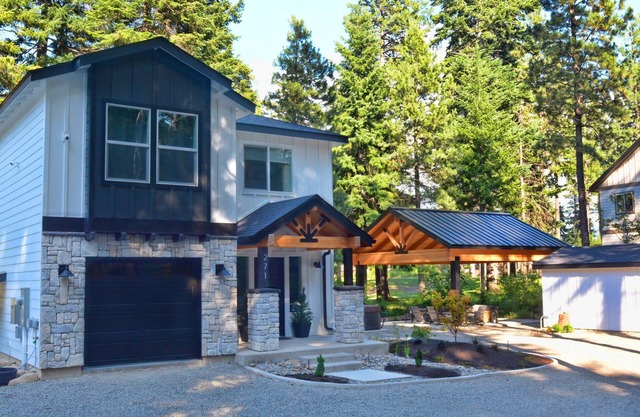 LUX cabin on the golf course+hot tub+gas fireplace+EV Charger
