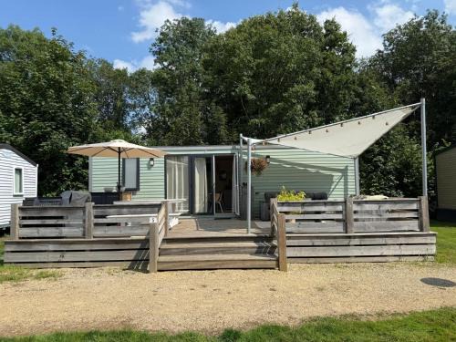 Luxe 6 p Chalet 5 sterren vakantiepark Meerwijck Groningen