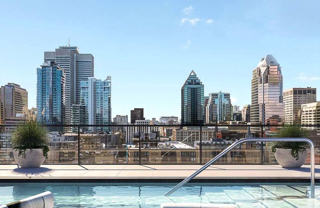 Luxurious Condo located with the front row views of the Place des Festivals.n