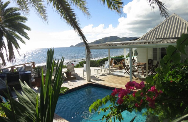 Luxurious Oceanfront Villa with Stunning Views Over Montserrat