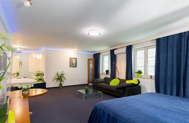 Luxury 60m2 private JACUZZI & GARAGE studio right under Buda Castle