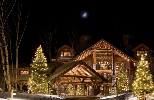 Luxury at Whiteface Lodge and Spa. Pool, Hot tubs, theatre, bowling, etc.