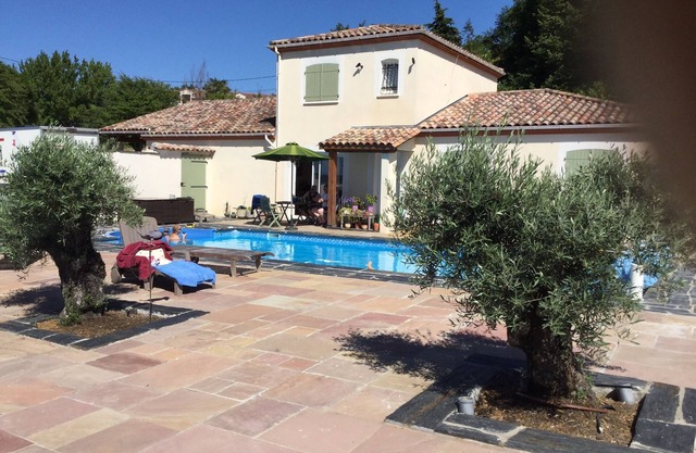 Luxury detached hilltop villa with Heated pool, bar, gym/pool room and WIFI.