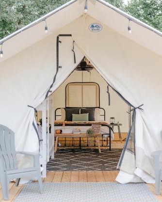 Luxury Glamping Tents @ Lake Guntersville State Park
