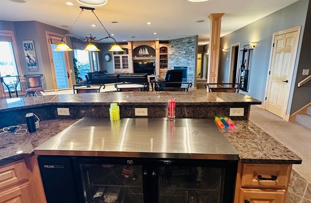 Luxury Lakefront Mansion, EASY access, with Pontoon, Jet Ski and UTV Rentals!