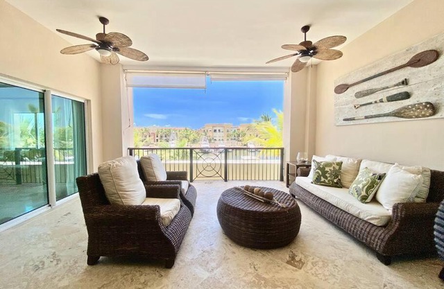 Luxury Marina condo with private beach and pool