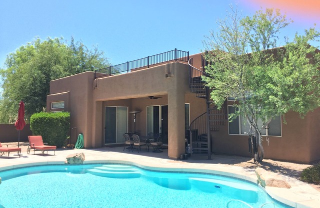 Luxury Private Troon North Home Heat Spa + Pool3bed+3bsth Sleeps Six 30day min