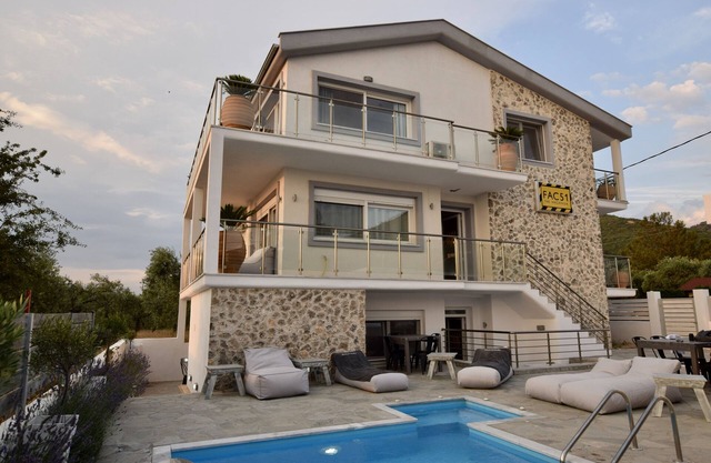 Luxury villa with sea views and unique designs