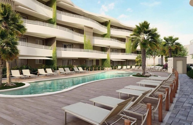 LuxuryApartmentBaiaBlanca Pool & Free Parking