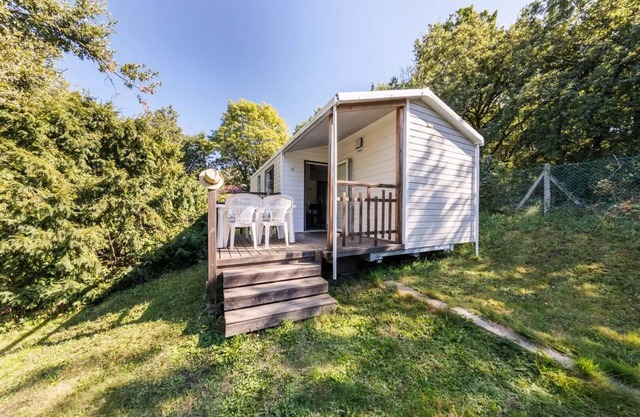 Maeva Respire campsite in La Croze * - Mobile home Zen 3 Rooms 4 People + TV