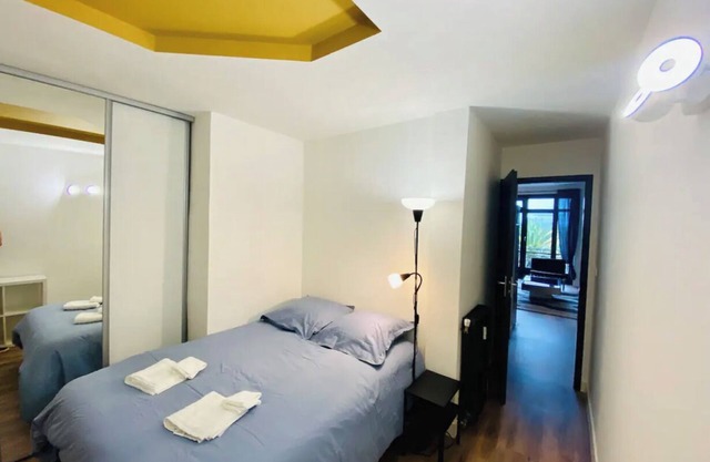 Magnificent view of the Pyrenees for this 58 m2 one-bedroom apartment in the city center.