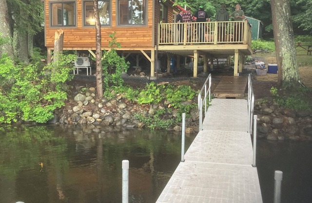 Maine Cabin Masters Camp completely redone waiting for a Lake loving family !