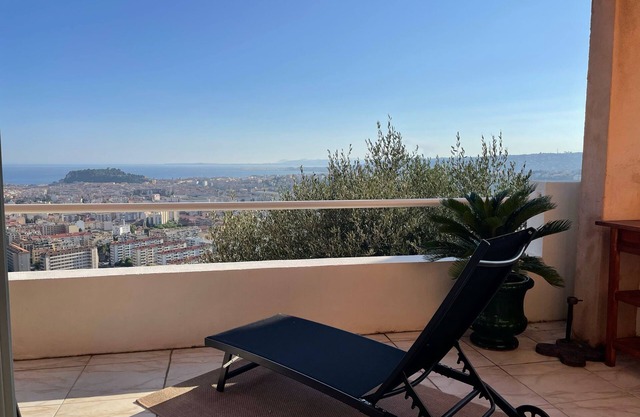 Maison Avec vue Panoramique sur Nice et la MER/2 Grandes Terrasses/Parking