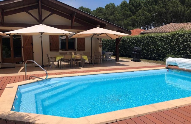 Maison Moderne à Messanges avec Piscine Chauffée, Proche Plage, Idéale Famille, Classée 3* - FR-1-239-629