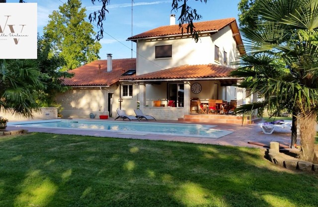 Maison Style Landais Climatisée. Piscine Privée. Parc. Idéal Pour Familles