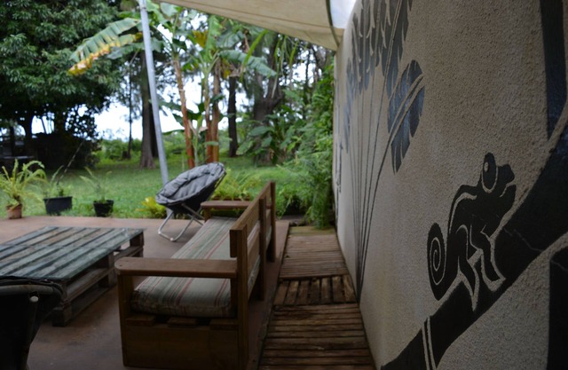 Maisonette in vegetation, calm and rest.