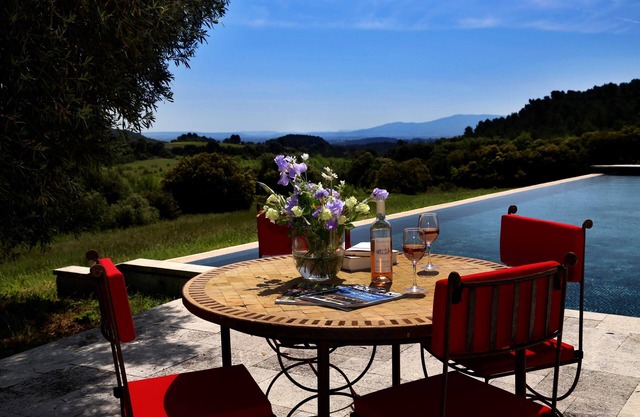 " Majorelle ", Private Terrace in 13th Century Château