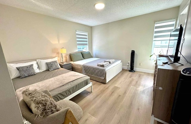 Master bedroom with private bathroom in British Columbia, Canada