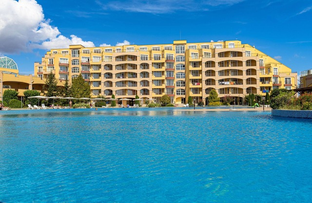 MENADA *Aheloy Palace * Family studio with sea and pool view