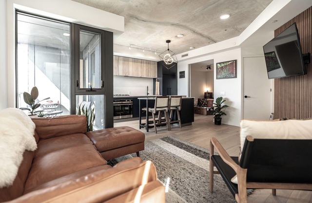 Modern 2BR Art, Loft Style Condo