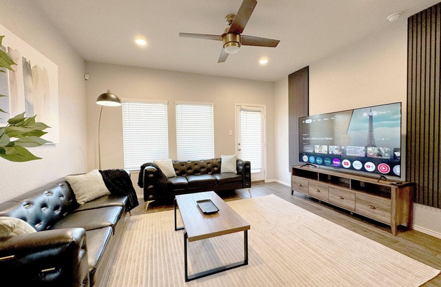 Modern 4br with up to 4 king beds · Game room with pool · Pets welcome!