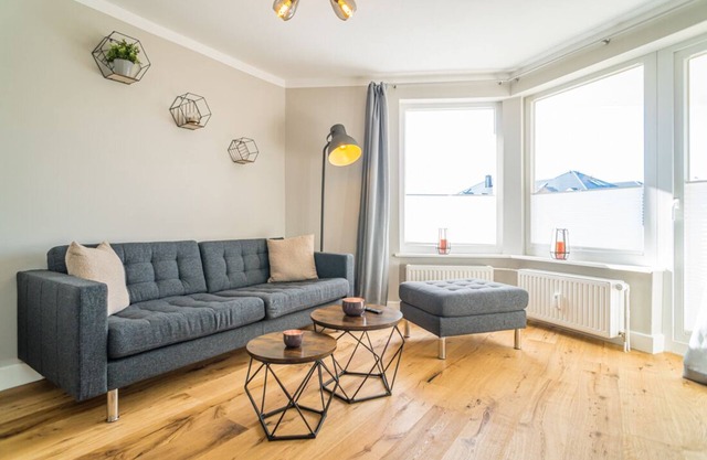 Modern apartment for 2 persons with balcony - only 300 meters to the beach.