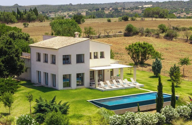 Modern finca Can Sal with panoramic views over the island