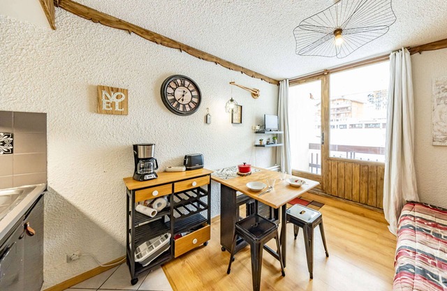 Modern studio 20m² 4 pers near slopes & shops