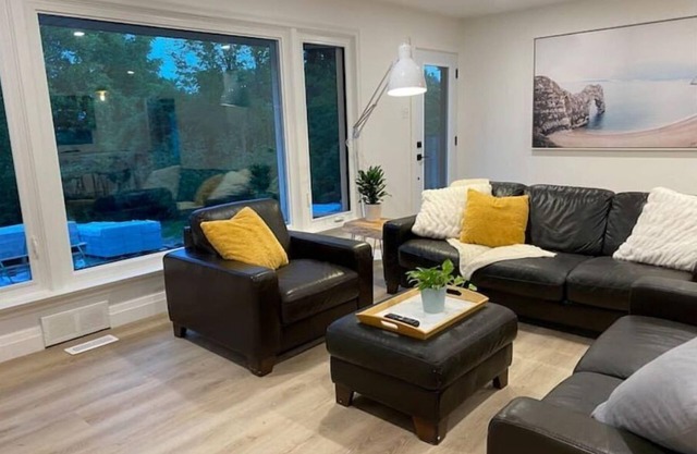 Modern meets nature. Short stroll to lake and downtown. Newly renovated.