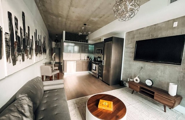 Modern, spacious condo for the busy professional right in the heart of the city!