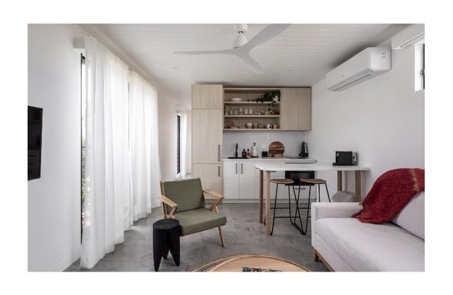 Modern Studio with Outdoor Bath and Cabin Sauna