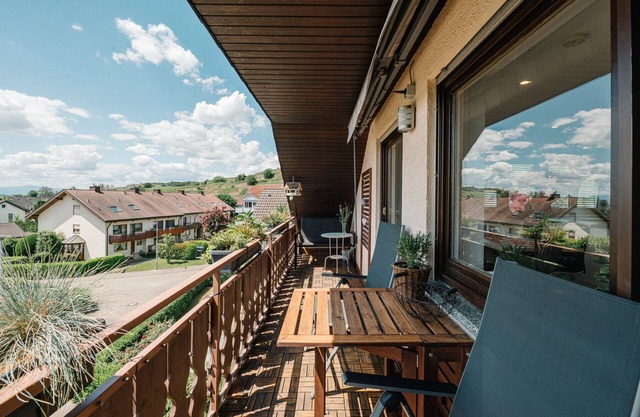 Modern top-floor apartment with stunning views of the Vosges mountains