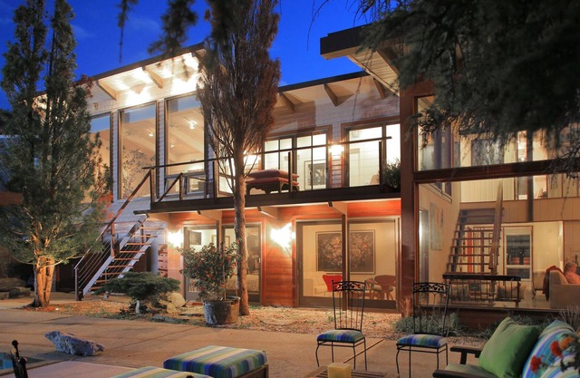 Modern Waterfront Home with Deep Water DocK & Spectacular Water Views