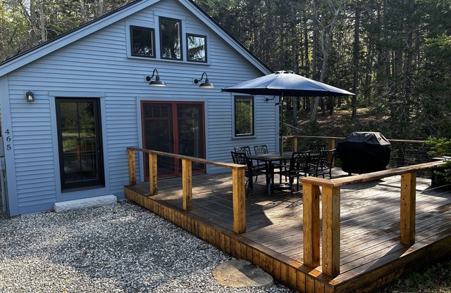 Modern woodland privacy with ocean, trails, and lobster all in walking distance.