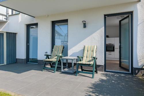 Modernes Apartment mit Terrasse & Garten, Parkplatz & Self-Check-in