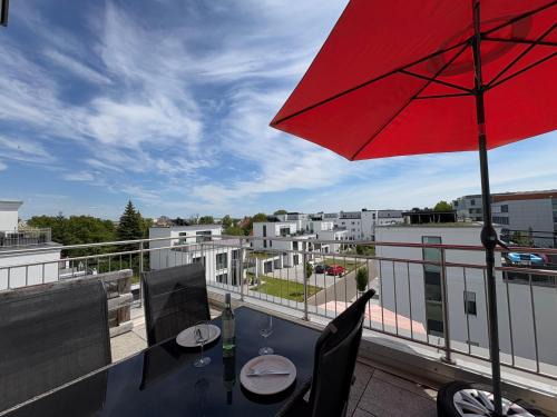 Modernes Serviced Apartment - FeWo Penthouse View