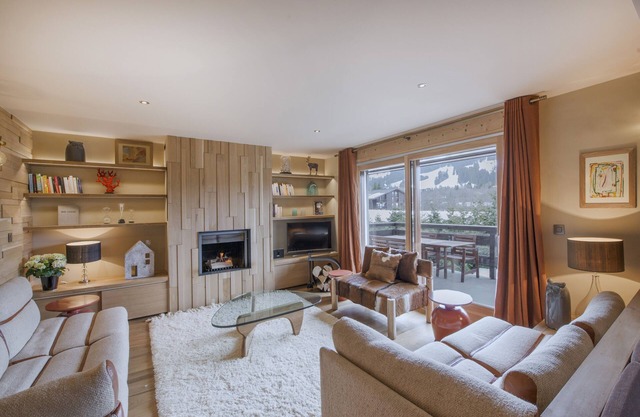 Mont d'Arbois Luxurious 4 rooms, hotel service, swimming pool, near golf courses