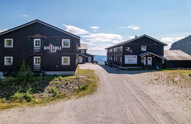 Mountain cabin on the alpine slopes of Kvitfjell.