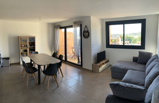 Mountain view apartment at the foot of the slopes - Sleeps 7