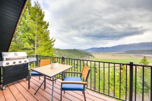 Mtn and River-View Gem with Balcony in Bonners Ferry