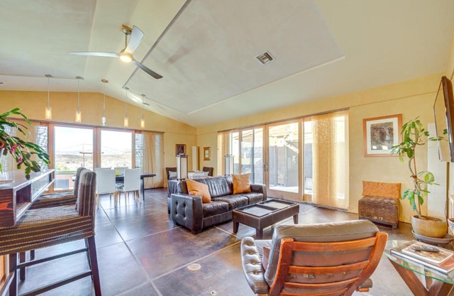 Mtn-View Home with Fenced Backyard in Rimrock!