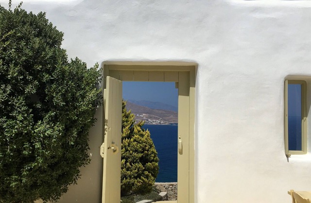 Mykonian hidden gem- perfect for boho chic jet setters and windsurf lovers